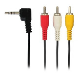 Cable 3 A 1 De 3 Plug Rca A 1 Plug  3.5mm / 1.8 M