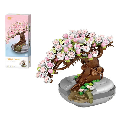 Mini Bloques Armables Cerezo Loz 426 Pzas Eternal Flowers 426