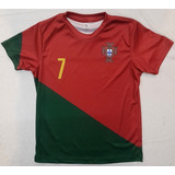 Camiseta Niño Cristiano Ronaldo Portugal  , Generica