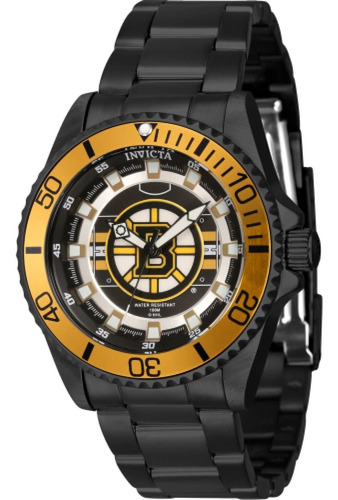 Reloj De Cuarzo Invicta Nhl Boston Bruins Para Mujer 42207