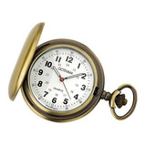 Reloj De Bolsillo De Cuarzo Cubierto De Oro Antiguo Gotham P