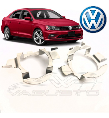 Par De Adaptadores H7 Para Focos Led Vw Jetta Vento Bora 