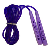 Soga De Salto De Pvc Con Puño Plastico - Boxing Club Palermo Color Violeta