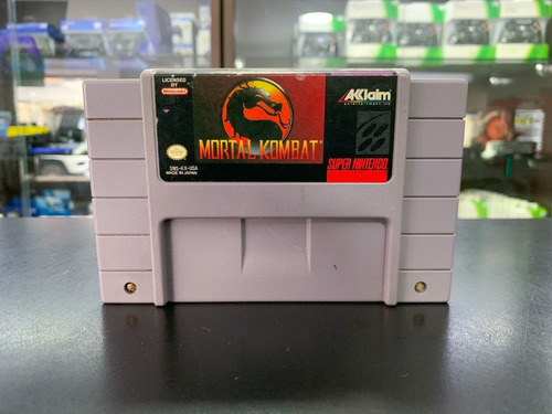 Fita Mortal Kombat Super Nintendo Original 