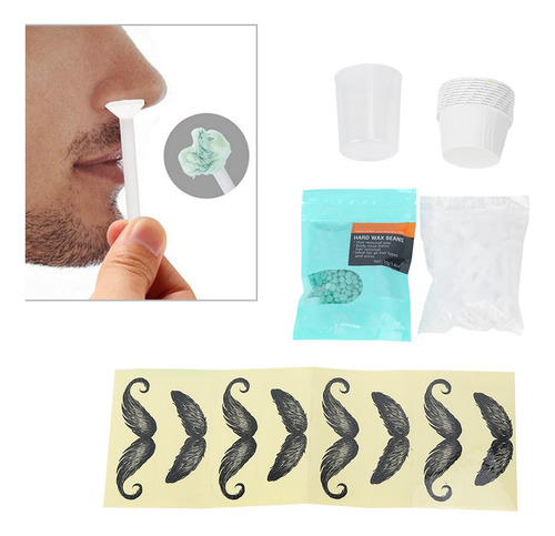 Kit De Cera Para Depilación Nasal, Vello Nasal Para Cejas, I