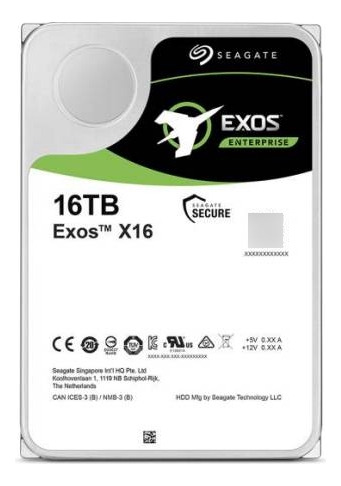 Disco Duro 16 Tb Seagate Exos X16, 3.5 , Sata 