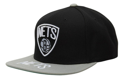 Gorra Mitchell & Ness Brooklyn Nets Black Basquetbol Nba