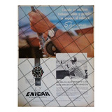 Cartel Publicitario Retro Relojes Enicar Sherpa 1962