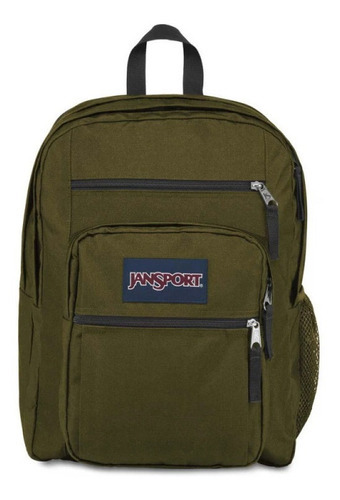 Jansport Mochila Big Student Army Green 34l Jns517 Prem