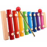 Xilofono Infantil Madera Didactico 8 Notas Montessori 