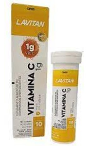 Efervescentes Vitamina C 1g Lavitan Cimed Com 10 Comprimidos