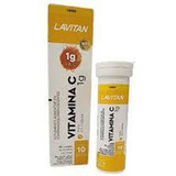 Efervescentes Vitamina C 1g Lavitan Cimed Com 10 Comprimidos