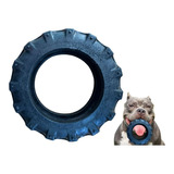 Brinquedo Para Cachorro Mordedor Pet Pneu Duro Grande G 15cm