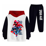 Sudadera De Niño Incluye 2pz Sudadera Y Pans Md12 Spiderman 