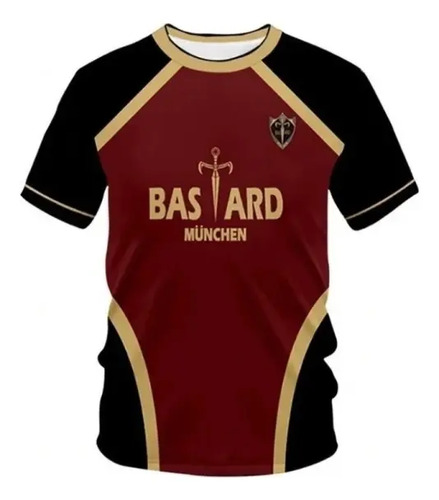 Dw Camiseta Impresa En 3d Blue Lock Bastard Munchen | MercadoLibre