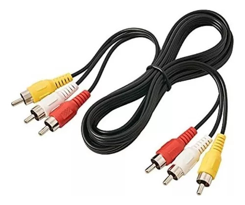 Cable Rca Rca Audio Y Video 1.5 Metros 3x3
