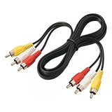 Cable Rca Rca Audio Y Video 1.5 Metros 3x3