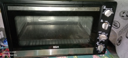 Horno Eléctrico Con Anafe Bgh 65l. + Cafetera 12 Tazas 