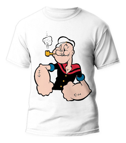 Playera Caricatura Popeye El Marino #2896