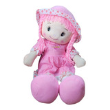 Muñeca Pepona De Tela Bordada Grande Love 63cm Juguete Niñas