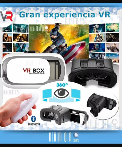 Gafas De Realidad Virtual Con Control Remoto 3d