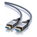 Cable Hdmi De Fibra Óptica Trenzado Soporte De Dvd