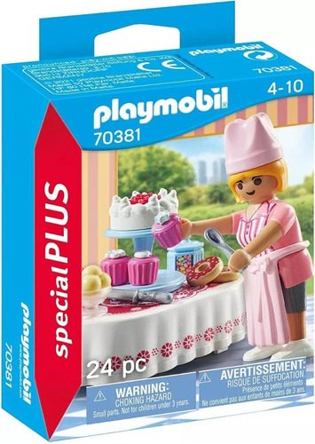 Playmobil Mesa Dulce Pastelera Special Plus 70381 24 Piezas