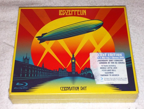 2 Cds + Dvd + Blue Ray Led Zeppelin / Celebration Day / Nuev