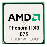Processador Amd Phenom Ii X3 B75, 3 Núcleos, Am2+, 3.0 Ghz