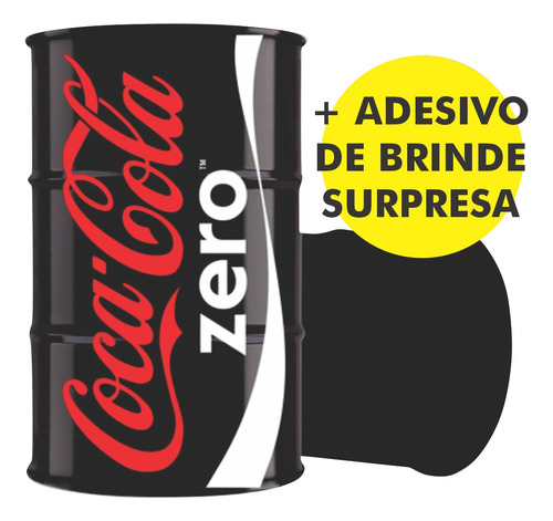 Adesivo Tambor + Brinde Coca-cola Zero Para Tambor