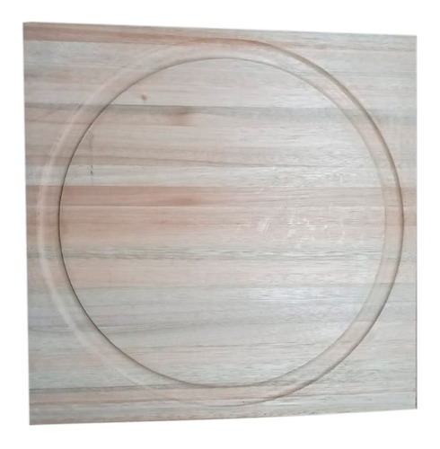 Tabla Pizzera Gastronomica Madera  40x40cm 30mm