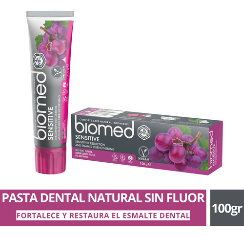 Pasta Dental Natural Cuidado Completo Biomed Sensitive 100g