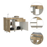 Mueble Cocina Inferior 120 Kitchen Orion Con Lavaplatos