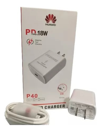 Ac Cargador Huawei Carga Rapida Usb-c Type C Original E/g