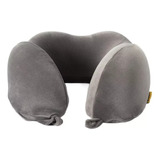 Almohada Viajes Avion Para Cuello Cervical Inteligente Color Gris