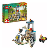 Lego Jurassic Park Fuga Do Velociraptor 137 Peças 4+ 76957