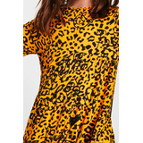 Desigual Vestido Trapecio Leopardo Niña Talla 09/10
