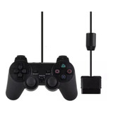 Controle Ps2 E Ps1 C/fio Dualshock Analogico Preto Shinka