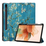 Funda Para Samsung Tab S7 Fe T736 12.4 S7 Lite 2021 Ciruela