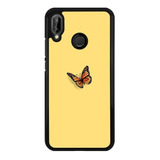 Funda Protector Uso Rudo Para Xiaomi Mariposa Amarillo 01