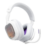 Audífonos Inalámbricos Astro A30 Ps4 Ps5 Windows Mac Color Blanco- Morado Color De La Luz Na