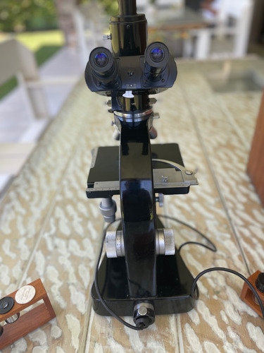 Microscopio Leitz Wetzlar Vintage Dialux Con Condensador