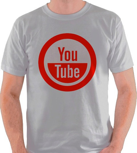 Camiseta Youtube Logo Site Símbolo Yt Youtuber Camisa Blusa