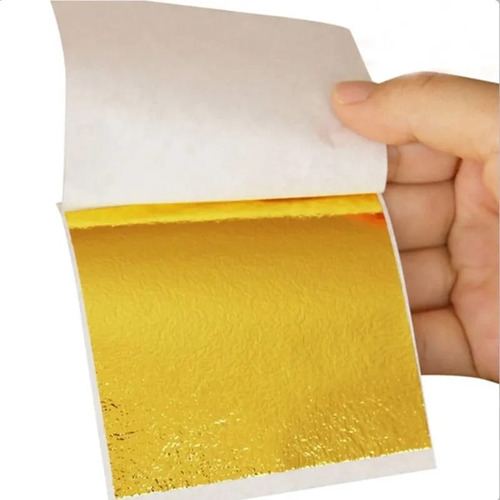 25 Hojas De Pan De Oro, Papel 24k Para Manualidades