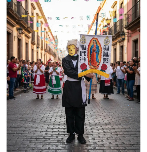Disfraz Traje De Miguel Hidalgo Y Costilla Adolescentes\u002Fadultos (vestuario Y Peluca Premium) | Meses sin interés