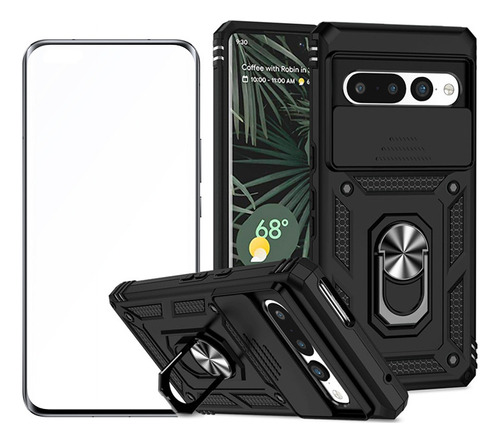 Funda Para Google Pixel 8 7 7a 6 6a Pro Tener Vidrio Membran