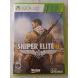 Sniper Elite Iii Xbox 360 Original Usado