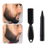 Set Lapiz Marcador Para Rellenar Barba, Lápiz Y Cepillo 