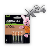 24 Pack C/4 Pilas Aaa Recargables Duracell 900mah 1.2v Nimh