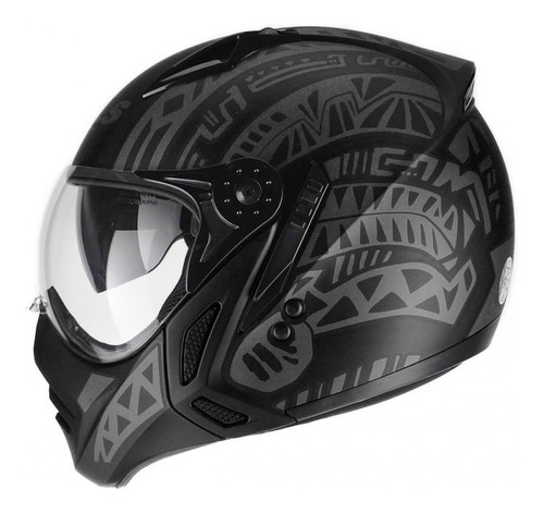 Casco Peels Mirage Nazca Doble Visor Mentonera Extraible